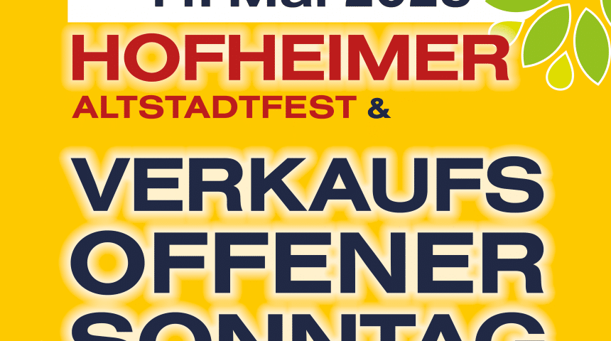 VERKAUFSOFFENER SONNTAG AM 14. MAI 2023 IM CHINON CENTER