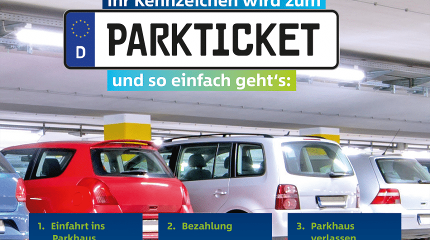 Ab 16. Oktober: Ticketfreies Parken dank Kfz-Kennzeichenerkennung Ab 16. Oktober: Ticketfreies Parken dank Kfz-Kennzeichenerkennung