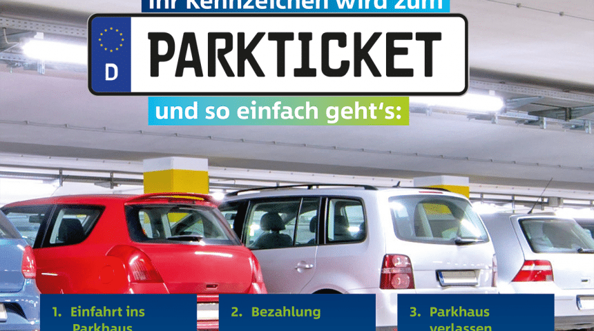 Ab 16. Oktober: Ticketfreies Parken dank Kfz-Kennzeichenerkennung