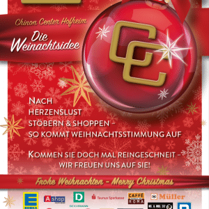CHINON CENTER HOFHEIM –DIE WEIHNACHTSIDEE CHINON CENTER HOFHEIM –DIE WEIHNACHTSIDEE