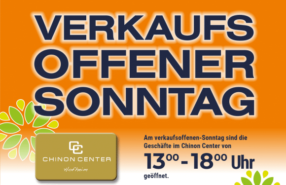 VERKAUFSOFFENER SONNTAG AM  30. JUNI VON 13-18 UHR