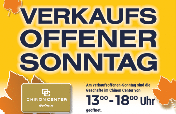 Verkaufsoffener Sonntag im Chinon Center Hofheim