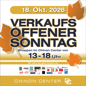 VERKAUFSOFFNER SONNTAG 18. Okt., 13:00–18:00 UHR