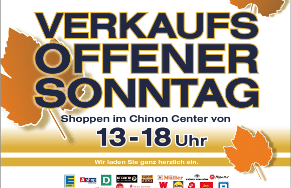 VERKAUFSOFFNER SONNTAG 18. Okt., 13:00–18:00 UHR