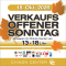 VERKAUFSOFFNER SONNTAG 18. Okt., 13:00–18:00 UHR
